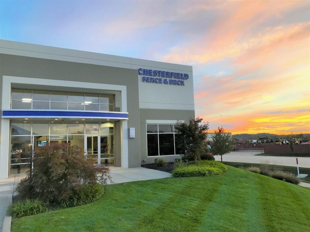 chesterfield fence and deck showroom
